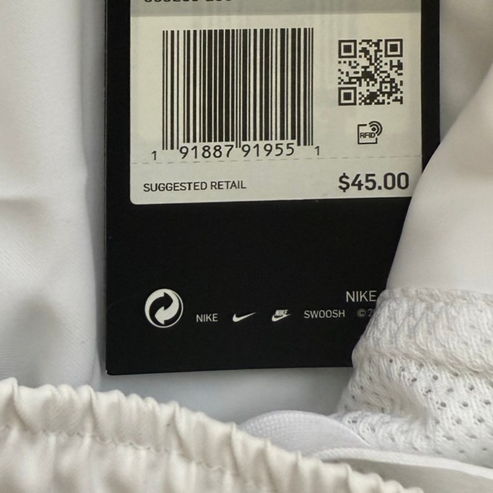 NEW Nike Men’s Dri-Fit Shorts - 939265-100 - White - XL - Picture 4 of 4